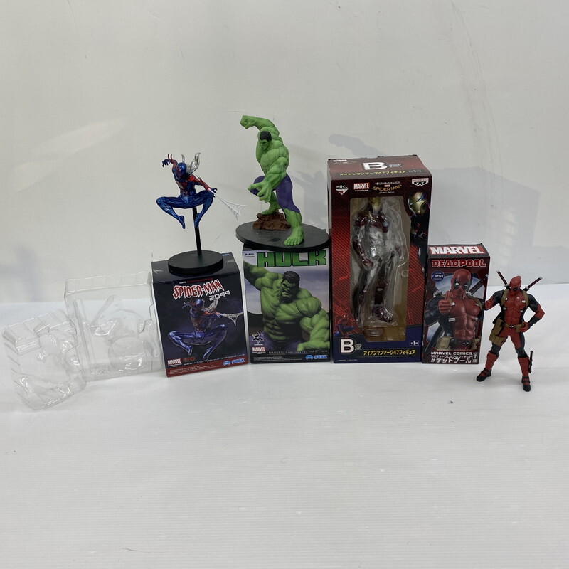 TEI【現状渡し品】マーベル フィギュア まとめ アイアンマン デッドプール ハルク スパイダーマン2099〈055-251015-TS-10-TEI〉拍卖