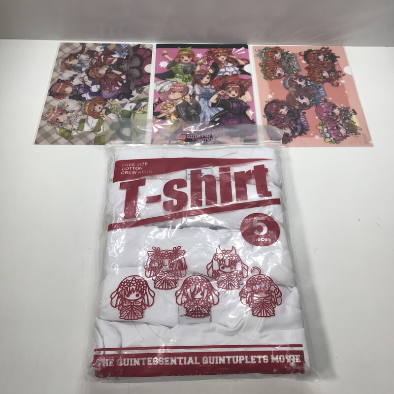 FUZ【中古】五等分の花嫁 UNDER GROUND CIRCUS 5pieces コラボ アパレル クリアファイル3枚セット〈053-251017-KY-10-ASA〉拍卖