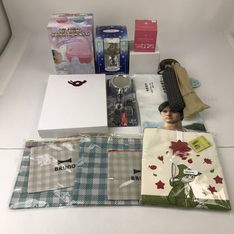 FUZ【現状渡し品】雑貨 まとめ売り タオルセット エコバッグ シャワーヘッド 他〈101-251023-IO-22-FUZ〉拍卖