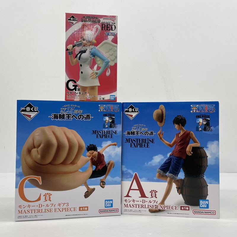 TEI【中古】一番くじ ワンピース フィギュア まとめ ルフィ ウタ〈047-251027-YO-18-TEI〉拍卖