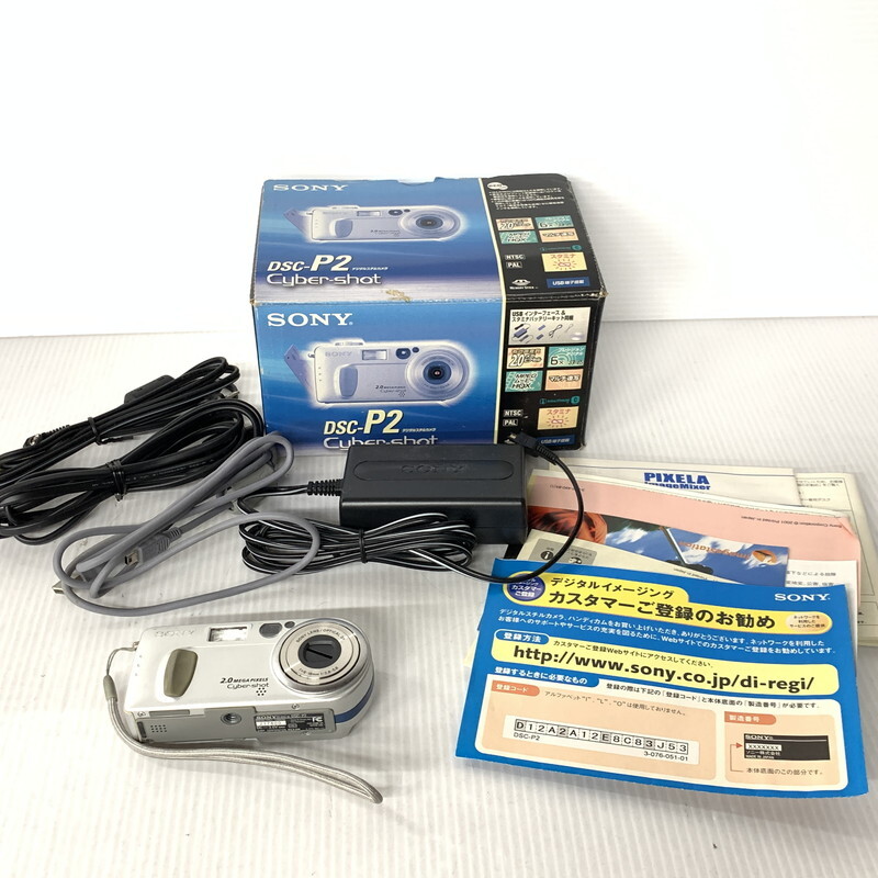 IZU【ジャンク品】SONY デジタルスチルカメラ サイバーショット DSC-P2〈094-251029-TT-05-IZU〉拍卖