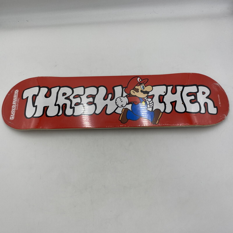 TEI【中古美品】THREEWEATHER スーパーマリオ コラボ スケートボードデッキ〈122-251030-TS-14-TEI〉拍卖