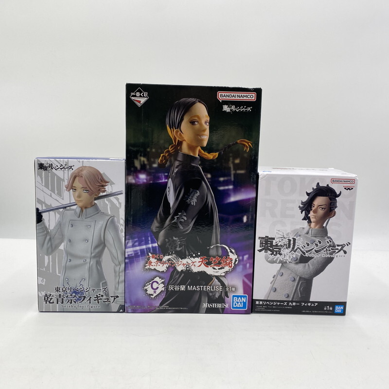 TEI【現状渡し品】東京リベンジャーズ 一番くじ プライズフィギュアまとめ 灰谷蘭 九井一 乾青宗〈051-251030-TS-01-TEI〉拍卖