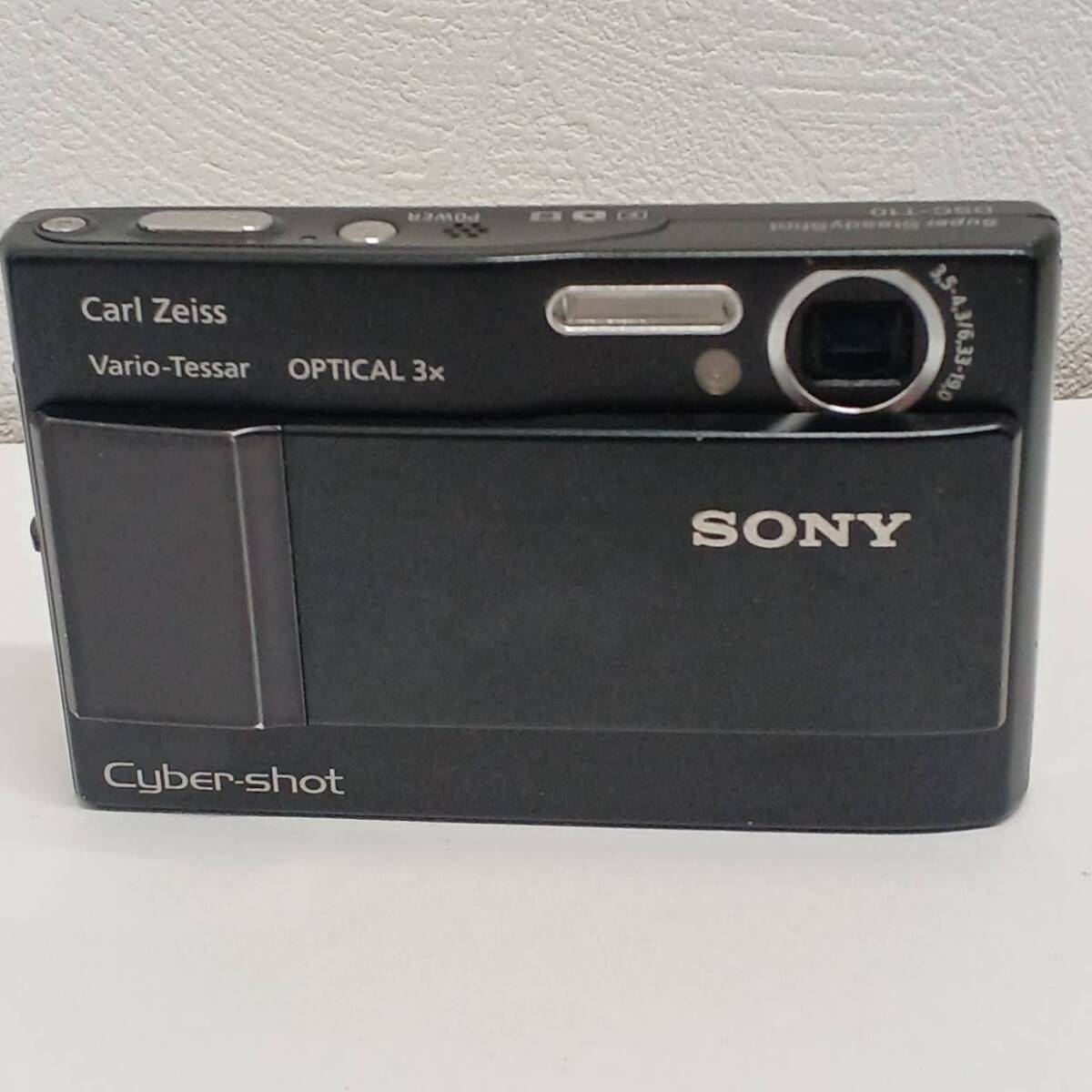 SONY ソニー Cyber-Shot DSC-T10 中古品 充電器・バッテリー・メモリースティック付 コンパクトデジタルカメラ デジカメ ジャンク扱い拍卖