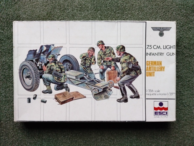 ●【中袋開封済(無し)】エッシー 1/35th Nr.5011 ドイツ 7.5cm 軽歩兵砲 18型拍卖