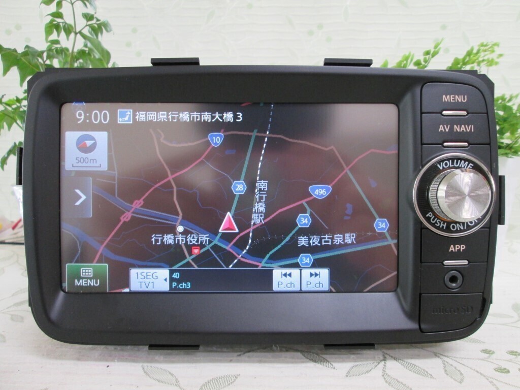 美品♪2021年>>スズキ純正(Clarion製)スペーシア/ハスラ-/スティングレー メモリ-ナビ 整備済 QY-1002<<1セグ/Bluetooth♪ N439拍卖