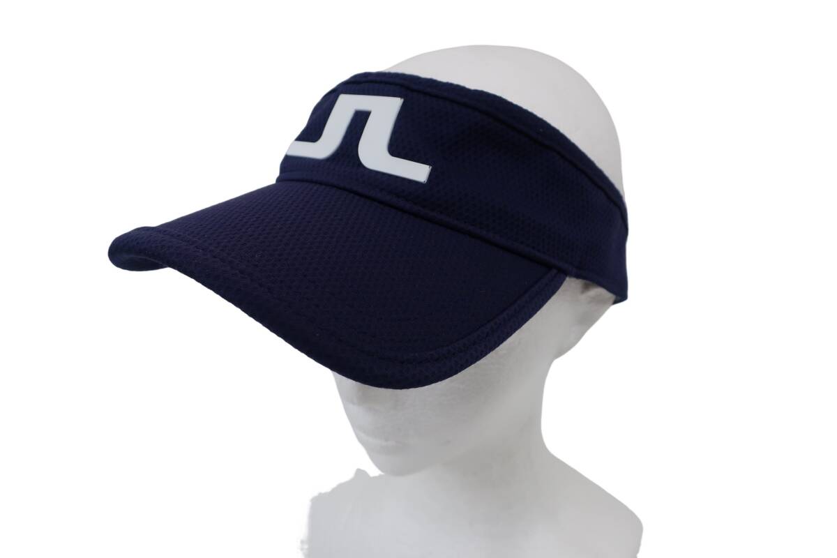 J.LINDEBERG(ジェイ リンドバーグ) サンバイザー ネイビー メンズ フリーサイズ ゴルフウェア 2509-1028 中古拍卖