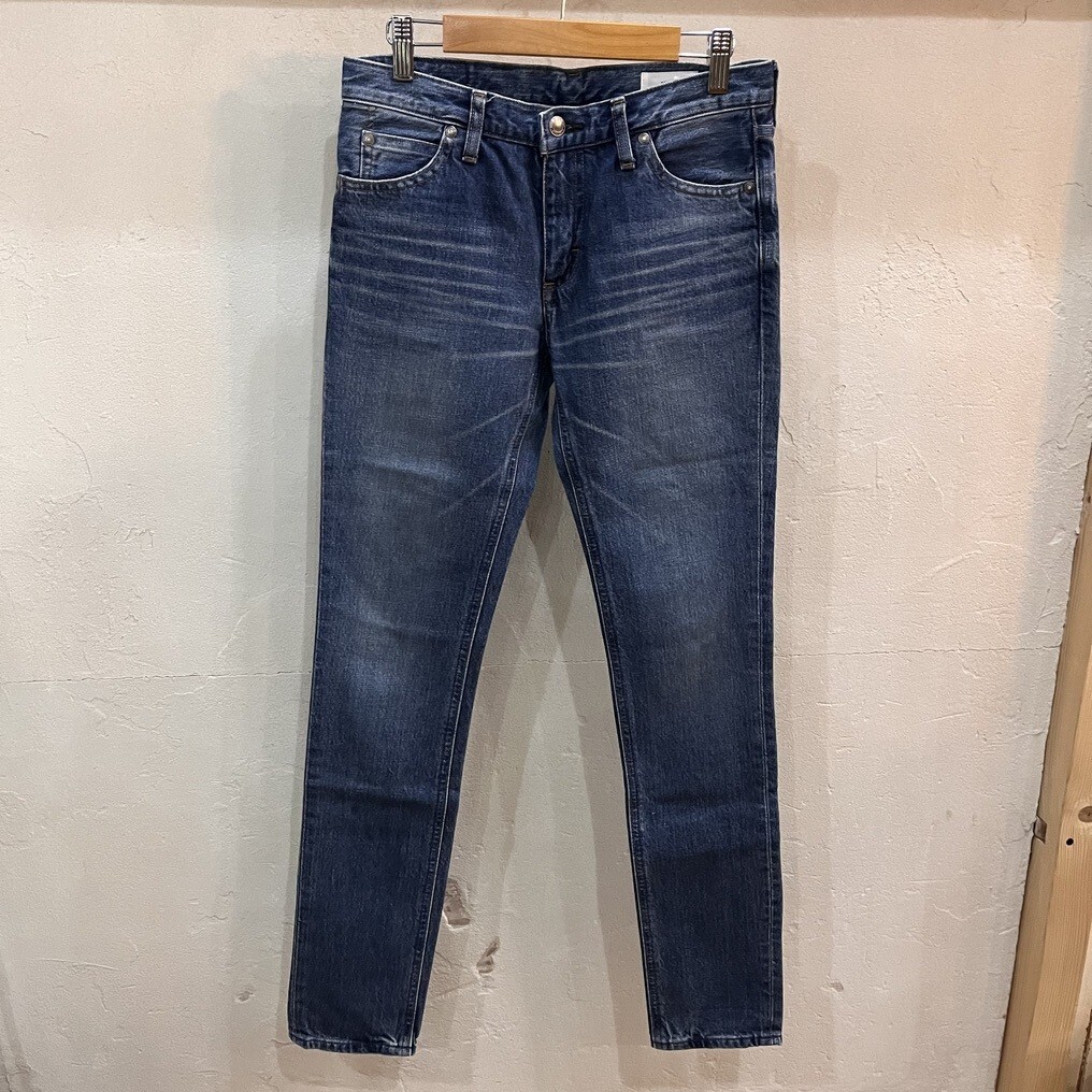 HYKE ハイク TIGHT SLIM 日本製 インディゴ ブルー 27インチ スキニーデニム スキニージーンズ レディース デニム拍卖