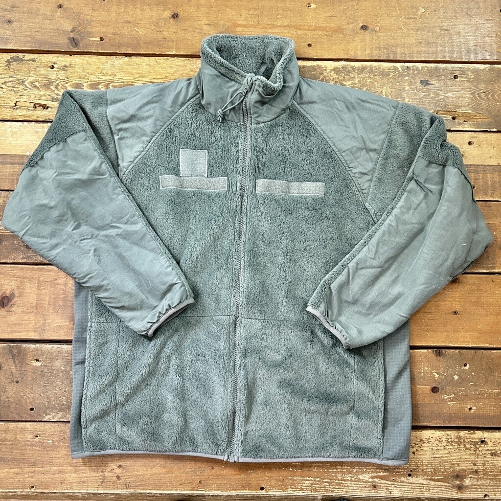 US.ARMY /アメリカ軍 ECWCS GEN3 フリースジャケット 08年 Lサイズ カーキ系 8415-01-538-6747 ポリエステル USED拍卖