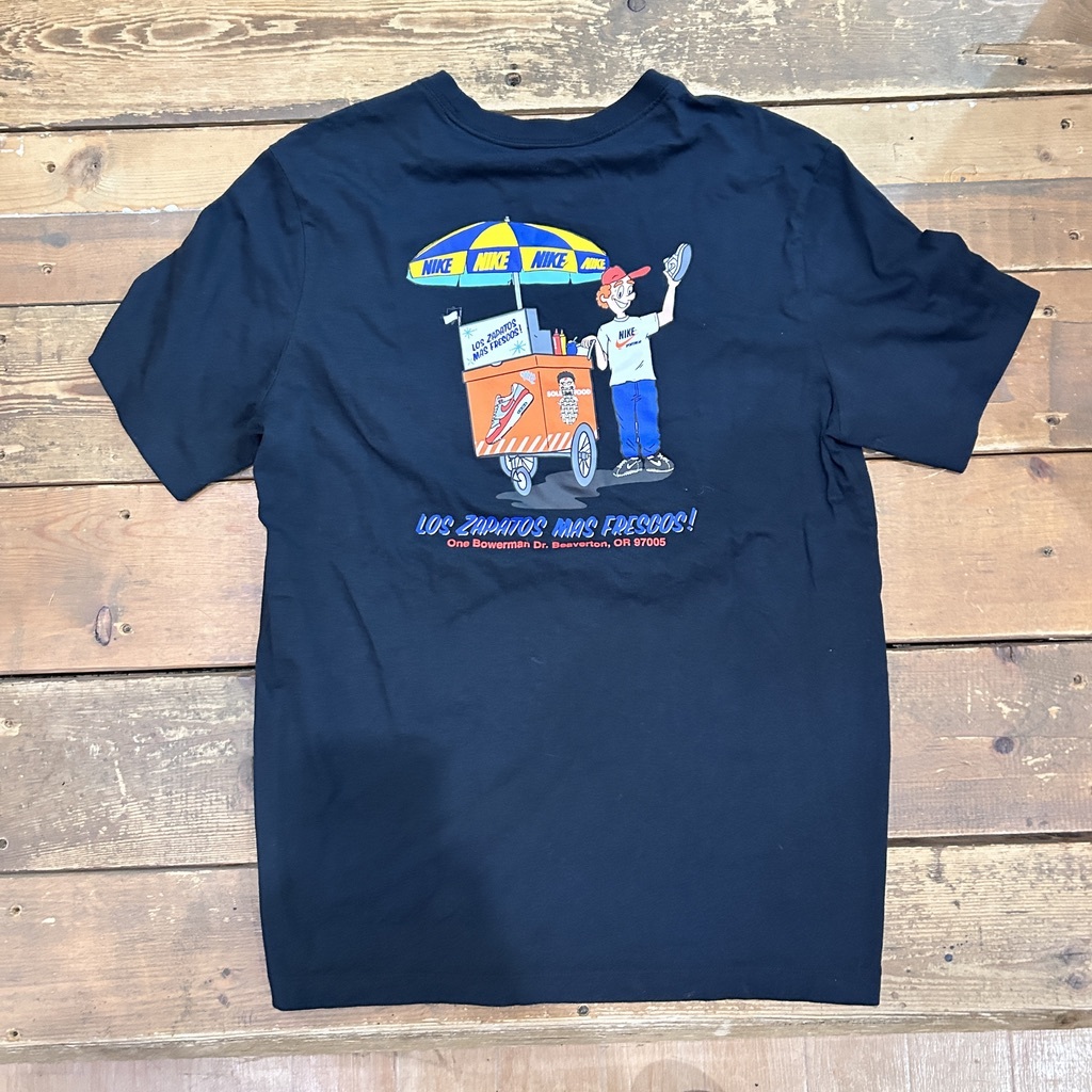 NIKE / ナイキ SOLE-FOOD ソールフード 両面プリントTシャツ ブラック メンズ Lサイズ 半袖 クルーネック USED拍卖