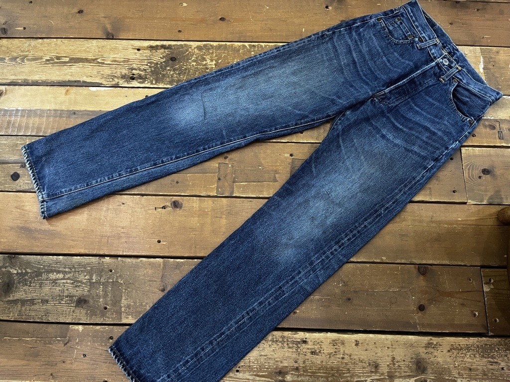 90's☆彡Levi's USA製 米国製 501xx 復刻 w29L36 1955年モデル made in usa バレンシア工場製 セルビッチ 555刻印拍卖