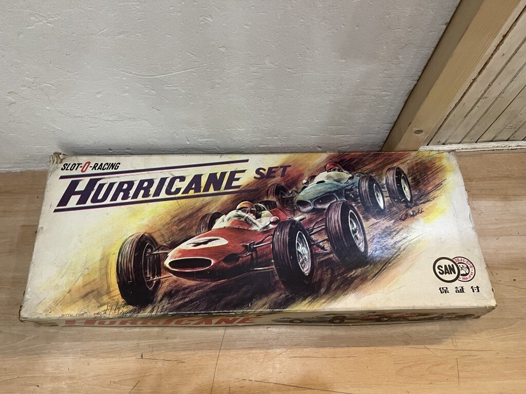現状品●MARUSAN/マルサン SLOT-O-RACING HURRICANE SET スロットレーシング 1/24 ハリケーンセット レーシングカーなし 当時もの●拍卖