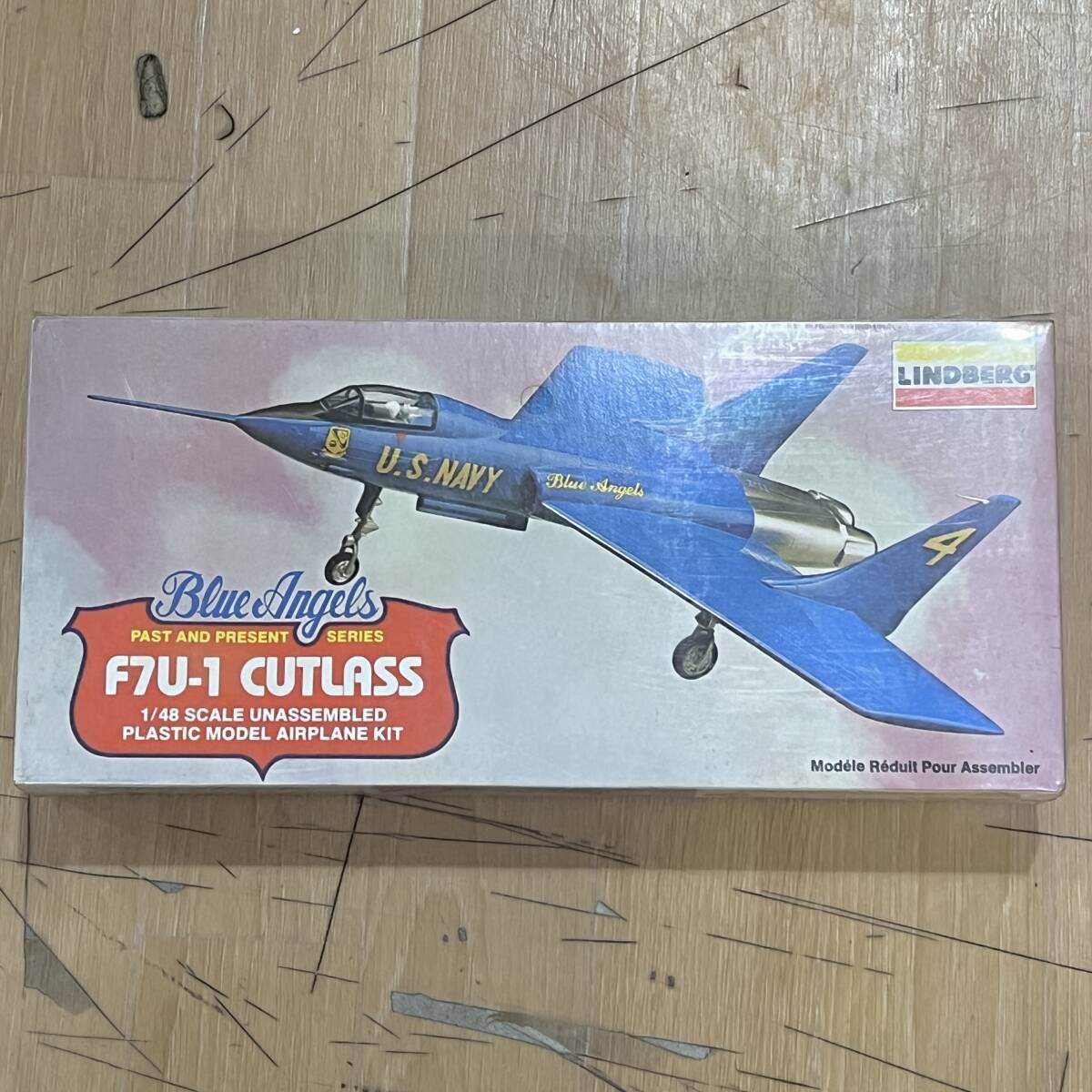 D18 未組立 LINDBERG/リンドバーグ 1/48 Blue Angels ブルーエンジェルス F7U-1 CUTLASS カットラス プラモデル 戦闘機 長期保管品 現状拍卖