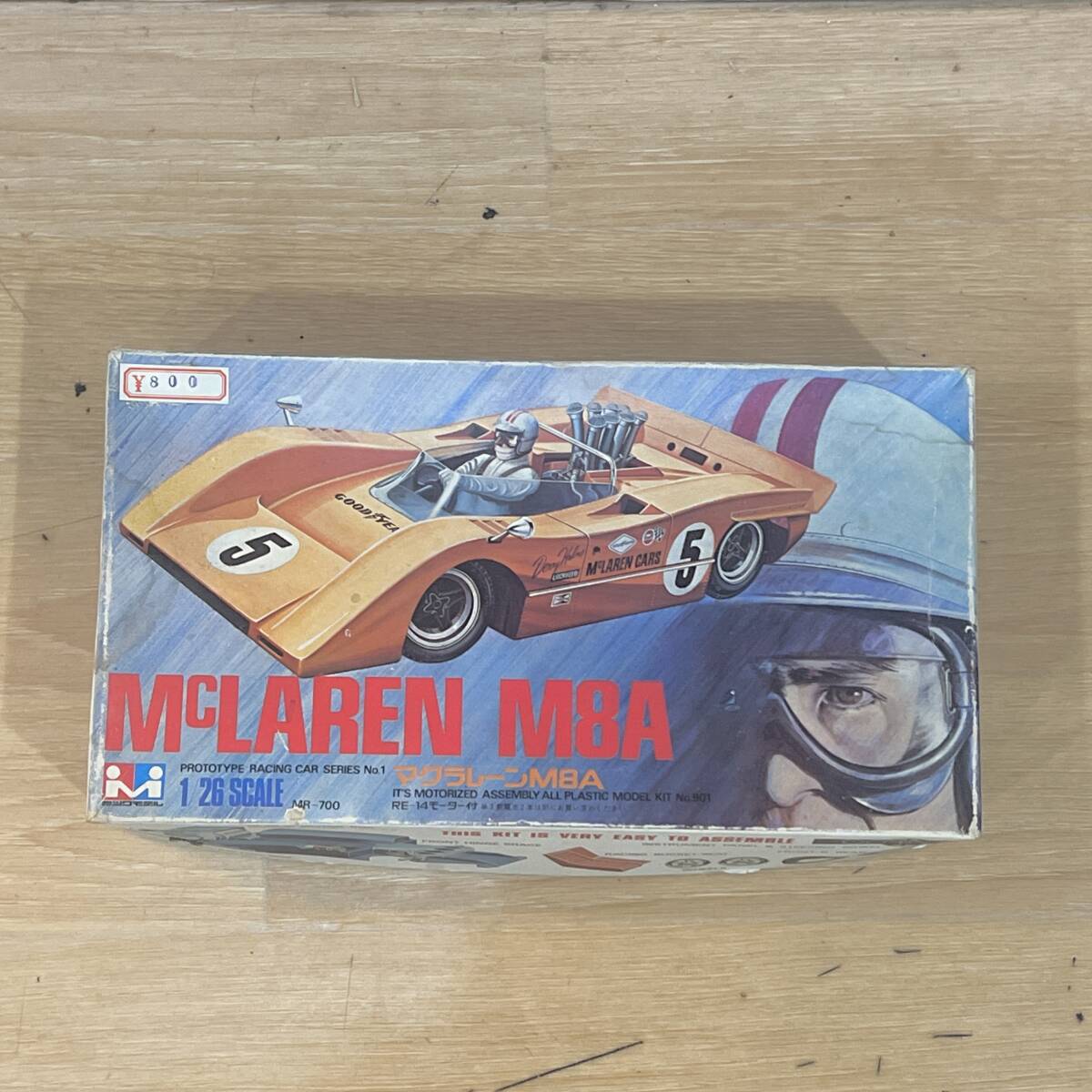 D36 未組立 Mitsuwa Model ミツワモデル McLAREN M8A マクラーレン 1/26 RE-14モーター プロトタイプレースカー プラモデル 長期保管 現状拍卖