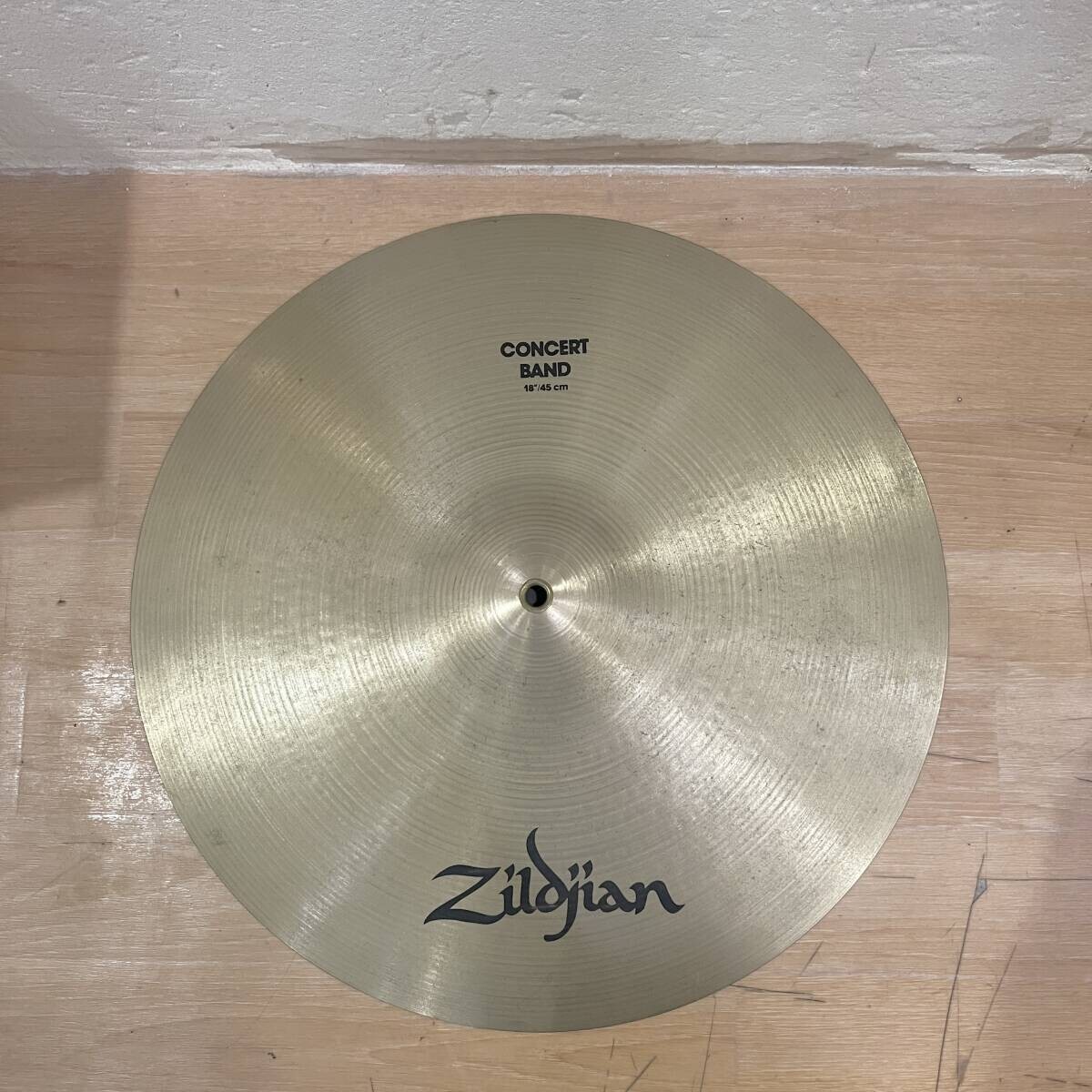 Zildjian CONCERT BAND/ジルジャン コンサートバンド 18''/45cn クラッシュシンバル ドラム 楽器 長期保管品 used拍卖