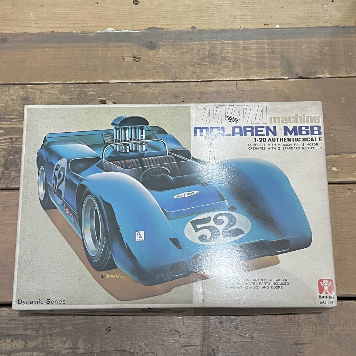 未組立 BANDAI/バンダイ 1/20 McLAREN マクラーレン M6B プラモデル 当時物 1980年代 6018 バンザイ 長期保管品 現状 used拍卖