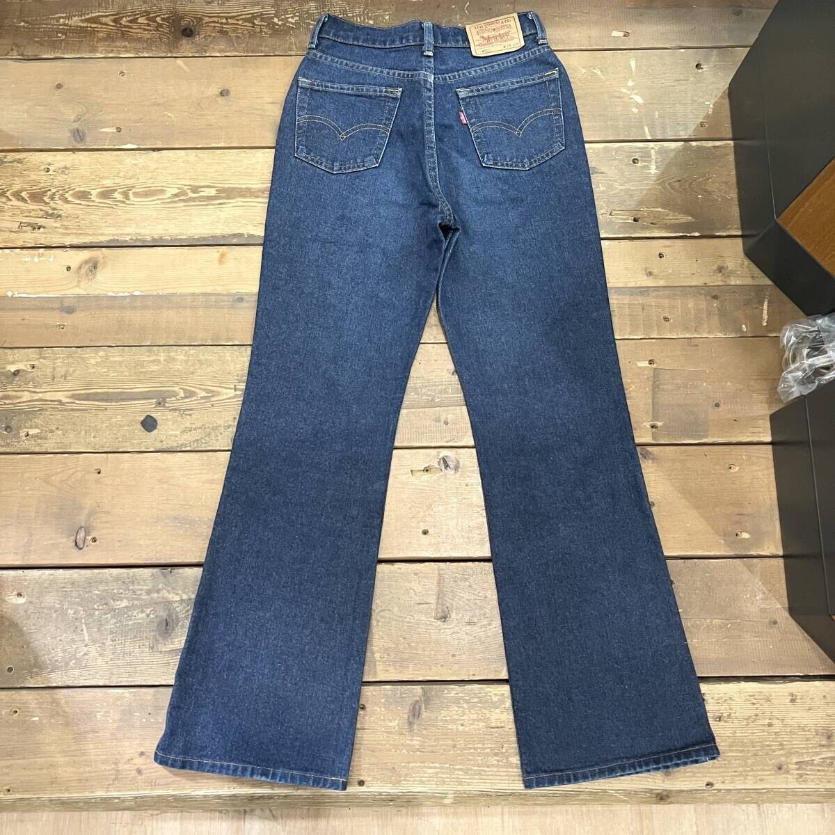 Levi's/リーバイス 517 W28 L32 ブーツカットデニム フレアデニム ベルボトム ジーパン 日本製 インディゴ レディース used拍卖