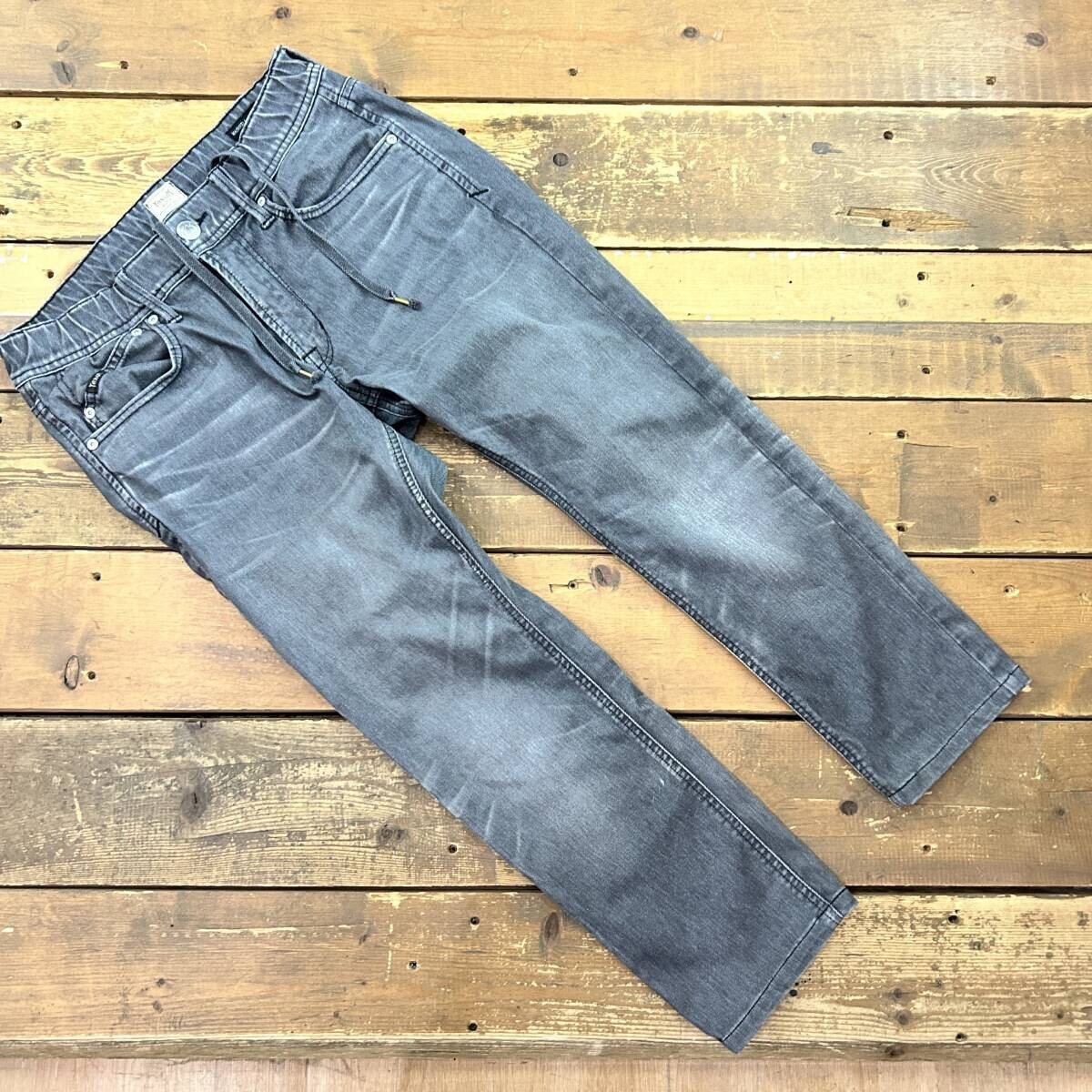 yanuk / ヤヌーク denit ラウンジジーンズ 57213112 メンズ sサイズ グレー系 ポリエステル カジュアル used拍卖