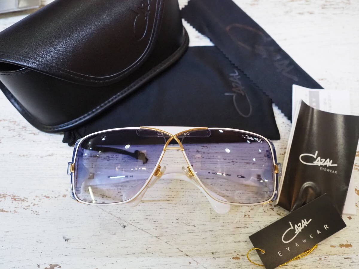 美品◆CAZAL カザール サングラス LEGENDS ホワイト 955-332◆拍卖