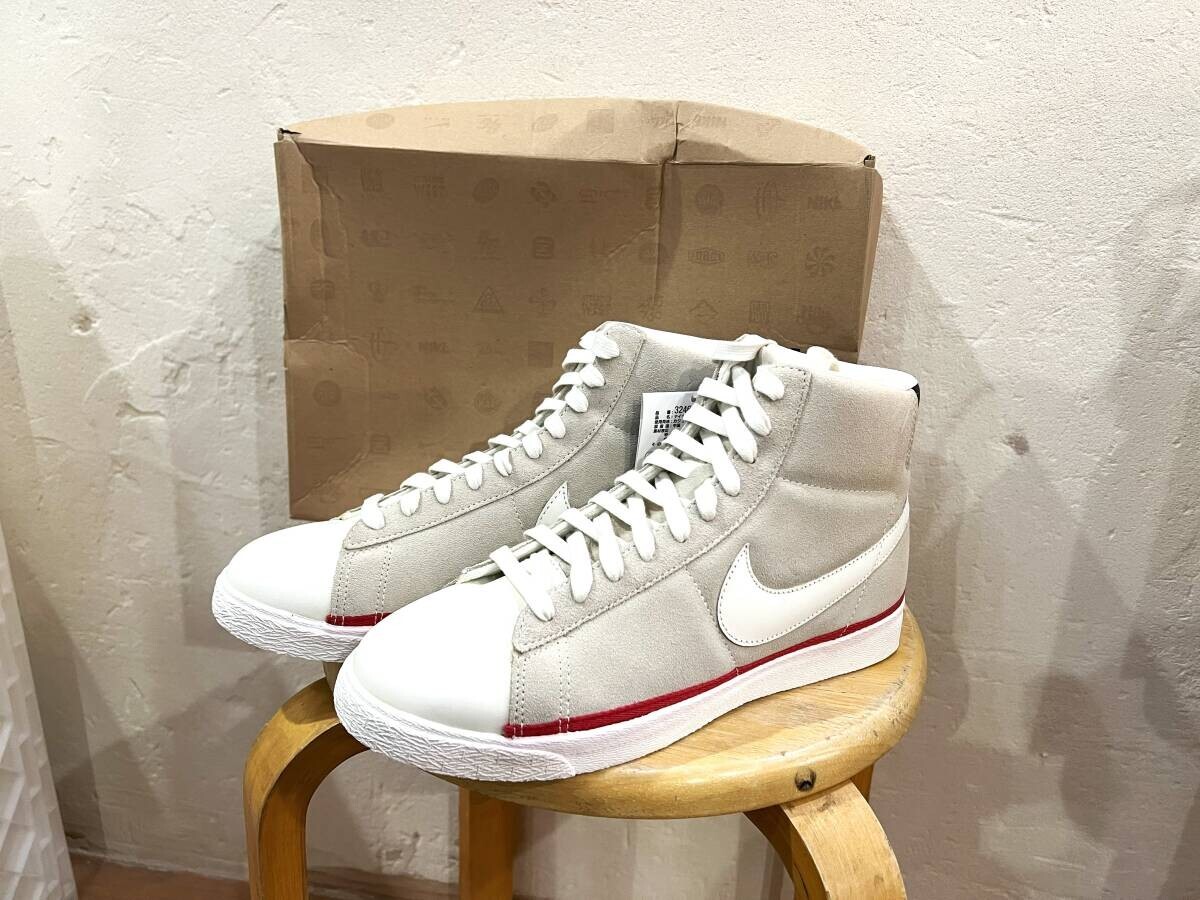 未使用 NIKE/ナイキ STAR CLASSIC HIGI スタークラシックハイ ハイカットスニーカー メンズ 7.5 26.5㎝ セイル/バーシティレッド ★拍卖