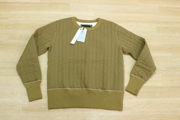 ◆ANACHRONORM / QUILTED L/S CREW NECK(01)アナクロノーム キルティング 中綿 クルーネック プルオーバー◆拍卖