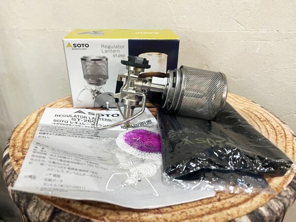 新品 SOTO/ソト Regulator Lantern レギュレーターランタン ST-260 明るさ150lux 収納ポーチ マントルセット テーブルランタン拍卖