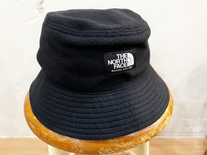 4609★THE NORTH FACE/ノースフェイス Reversible Fleece Bucket Hat リバーシブルフリースバケットハット 帽子 ブラック ユニセックス ★拍卖