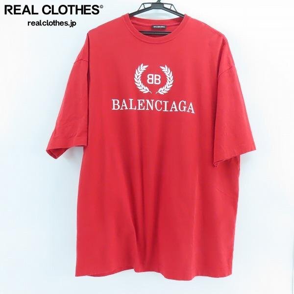 ☆【JPタグ】BALENCIAGA/バレンシアガ BB Balenciaga Tee 544271 TCV25 M /UPK拍卖