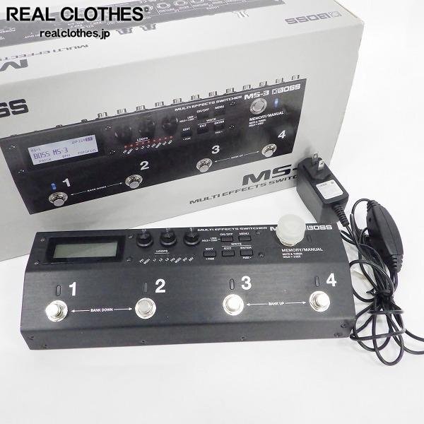BOSS/ボス MS-3 Multi Effects Switcher マルチエフェクター スイッチャー【簡易動作確認済】 /080拍卖
