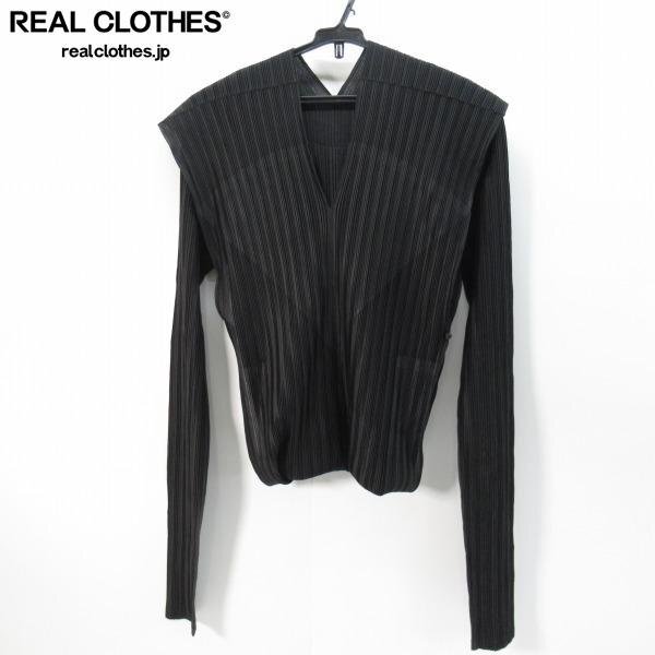☆PLEATS PLEASE ISSEY MIYAKE/プリーツプリーズイッセイミヤケ 長袖カットソー PP93-FK362/3 /UPK拍卖