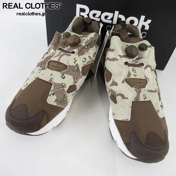 【未使用】Reebok×BEAMS/リーボック×ビームス INSTA PUMP FURY BEAMS CAMO/BS7682/29 /080拍卖