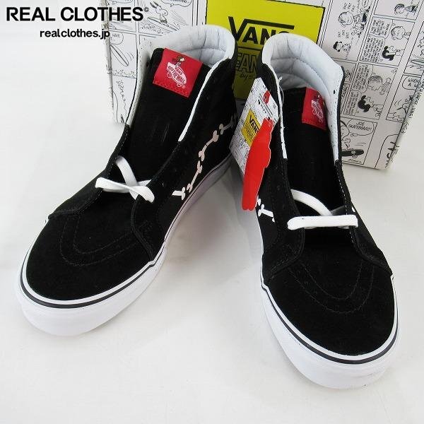 【未使用】VANS/バンズ PEANUTS/ピーナッツ SK8-HI REISSUE スケートハイ VN0A2XSBOHL/26 /080拍卖
