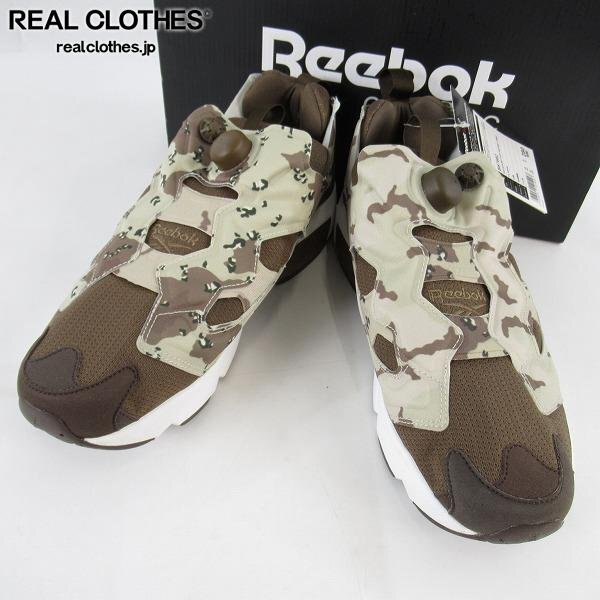 【未使用】Reebok×BEAMS/リーボック×ビームス INSTA PUMP FURY BEAMS CAMO/BS7682/28 /080拍卖