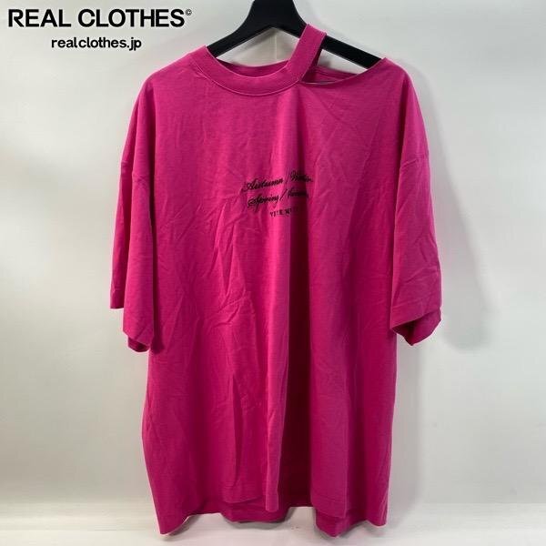 ☆VETEMENTS/ヴェトモン Embroidered T-Shirt 半袖Tシャツ UE64TR570P/M /UPK拍卖