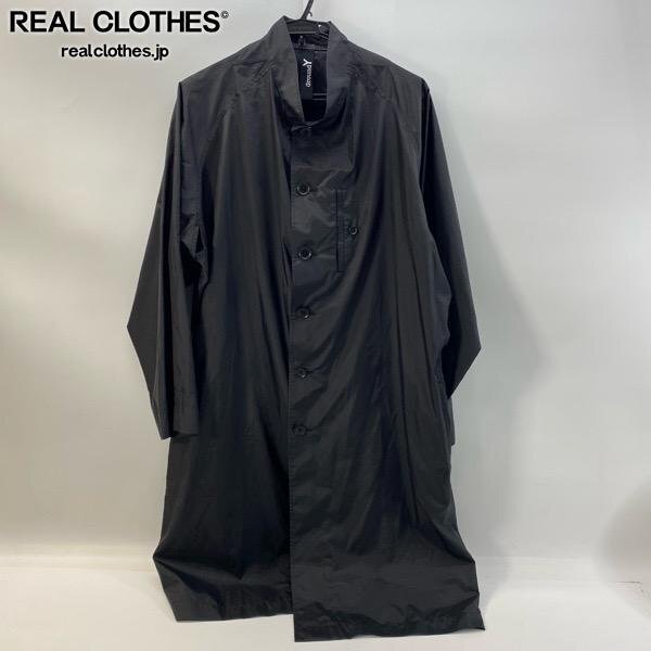 ☆Ground Y/グラウンドワイ yohji yamamoto Logo taffeta Big shirt coat GG-C02-900/3 /060拍卖