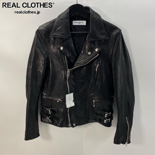 ☆【未使用】RUDE GALLERY/ルードギャラリー “RUDE” DOUBLE RYDERS ダブルライダース RG0579-2/2 /060拍卖