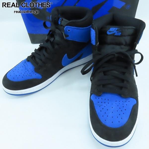 NIKE/ナイキ AIR JORDAN 1 RETRO HIGH OG ROYAL REIMAGINED/エアジョーダン1 レトロ DZ5485-042/29 /080拍卖