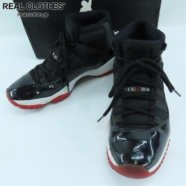 【観賞用】NIKE/ナイキ JORDAN 11 RETRO/エア ジョーダン11 レトロ プレイオフ 378037-010/30 /080拍卖
