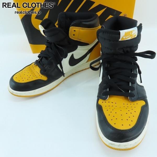 NIKE/ナイキ AIR JORDAN 1 RETRO HIGH OG/エアジョーダン1 レトロ ハイ タクシー 555088-711/29 /080拍卖