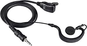 アイコム/アルインコ/スタンダード/YAESU 1ピンねじ込みプラグ用耳かけ式イヤホンマイク PL-EM02Y拍卖