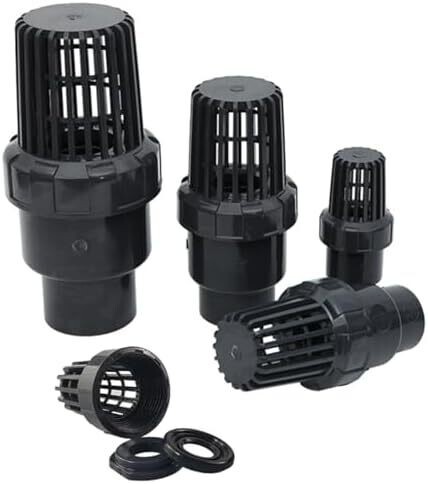 ボールフートバルブ フート弁 20 25 32 逆流防止フート弁 ソケット式フート弁 ストレーナ 塩ビ管接続用 ポンプ逆止弁 底弁 (DN25型内径32mm拍卖