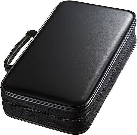 サンワサプライ ポリプロピレン DVD・CDセミハードケース(96枚収納・ブラック) FCD-WL96BK拍卖
