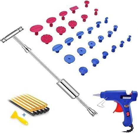 デントリペアツール 車へこみ修理 Tバー スライドハンマー 引っ張り工具 板金工具 DIY修理工具拍卖