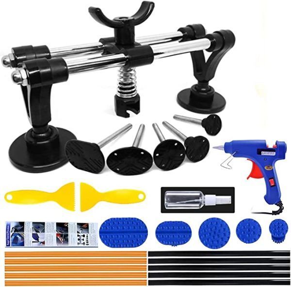 Gliston デントリペアツール 凹み直し ブリッジ型引っ張り工具 バキュームリフター DIY用品拍卖