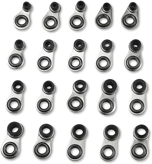 ロッドガイド 釣り竿 ステンレス 1.1mm~3.0mm 20点セット 修理 交換拍卖