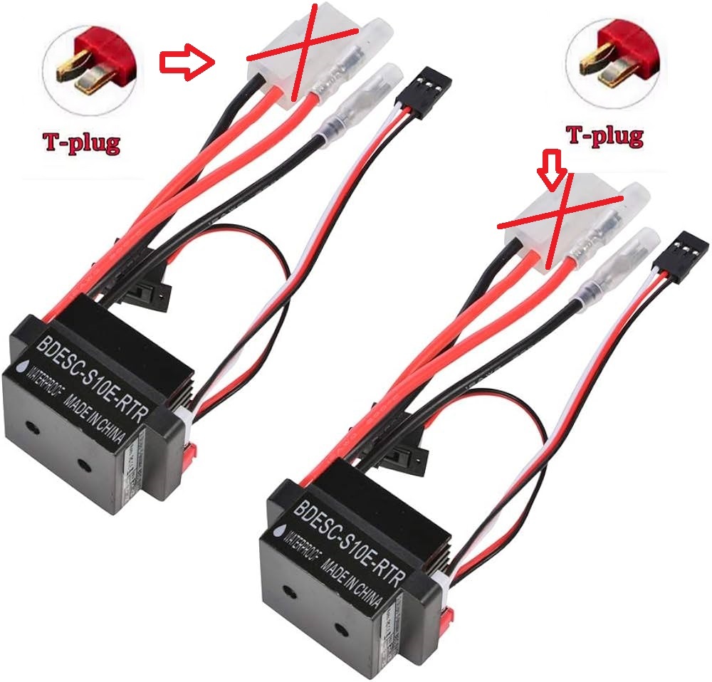 【2個セット】カー・ボート用 ESC 320A ブラシモーター用 Tプラグ【送180円】 030拍卖