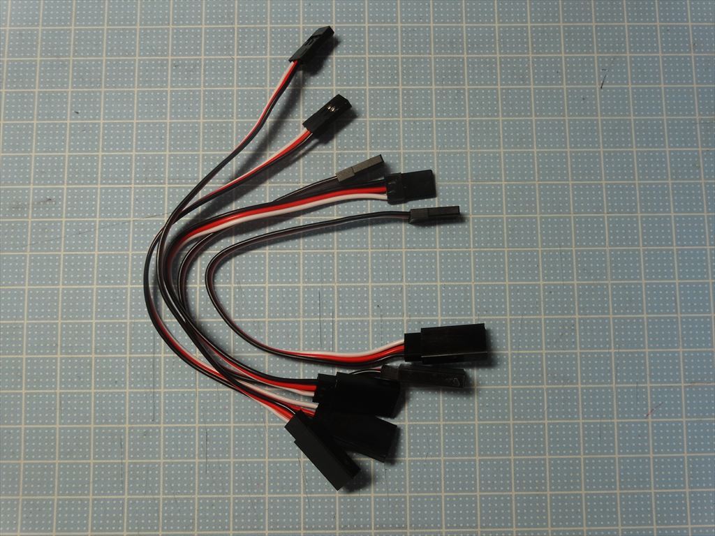 【5本セット】サーボ延長ケーブル/オス・メス 150mm 【送料110円~】028拍卖