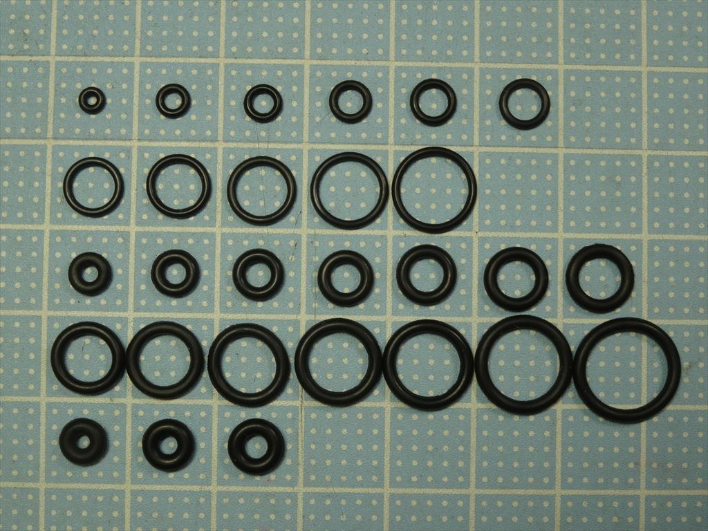 ●ガスブロ用Oリング 選べる20個(28種の中から選択)東京マルイ/KSC/WA ◆0164【送料85円~】拍卖
