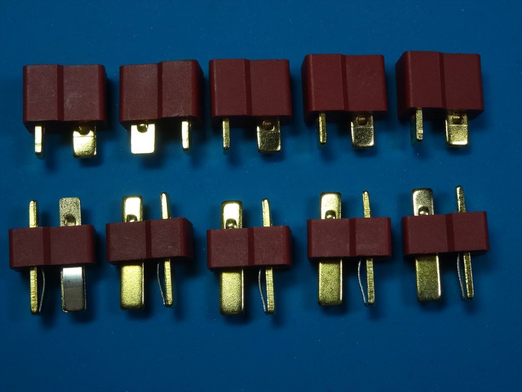 【5ペア】T型コネクタ T型ディーンズ(赤) 【送料140円~】015拍卖