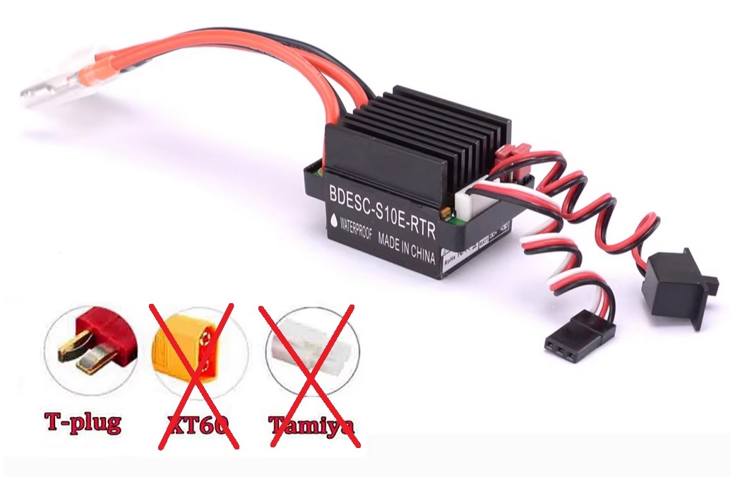 ★ カー・ボート用 ESC 320A ブラシモーター用 Tプラグ【送180円】 007拍卖